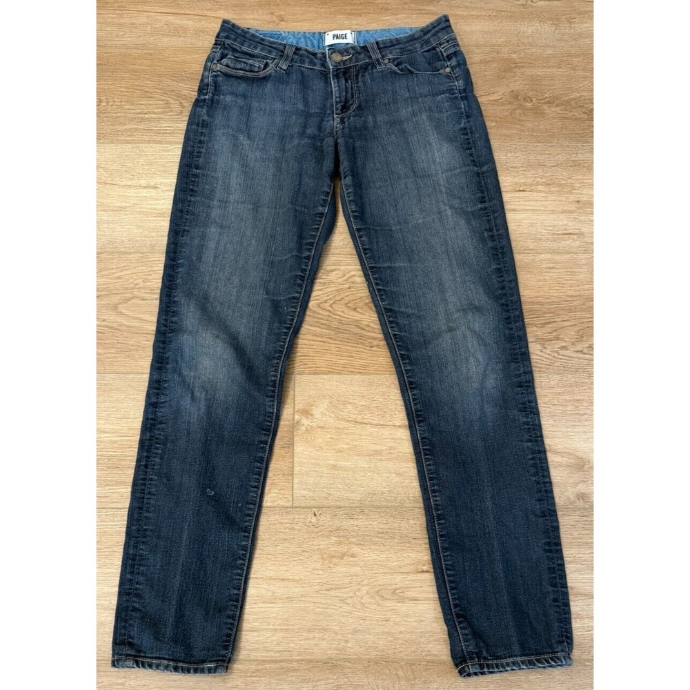 Paige Skyline Skinny Jeans Medium Wash Stretch Women's Size 27‎ X 29